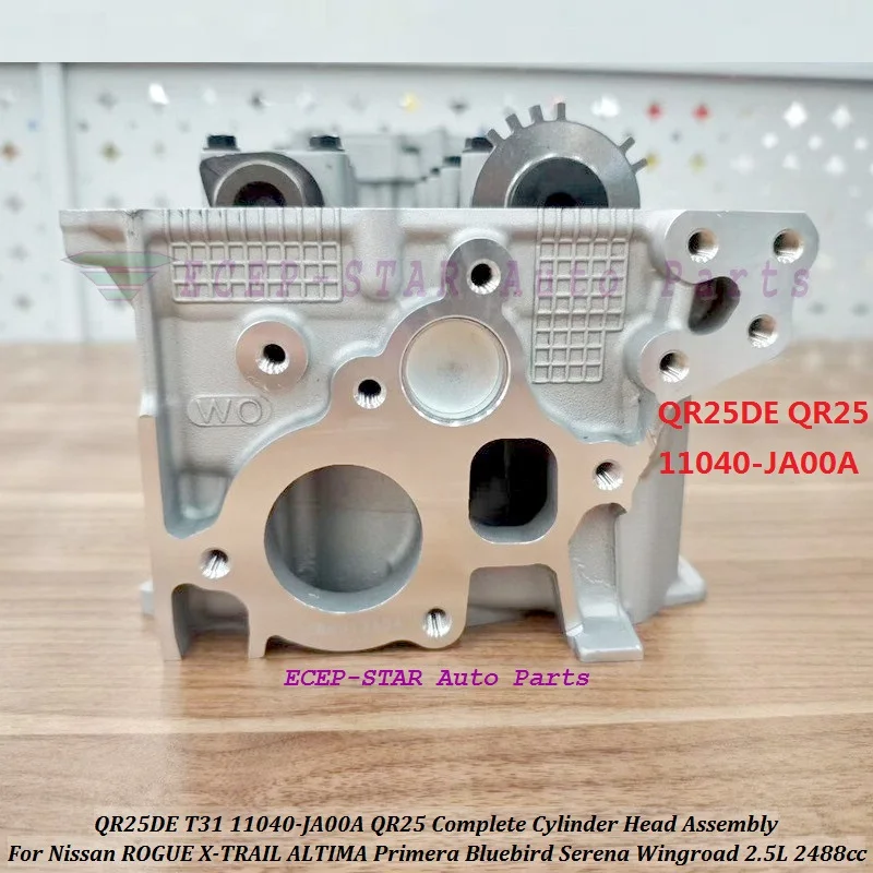 QR25 QR25DE 11040-3TA2A Complete Cylinder Head ASSY 11040-8H302 11040-JA00A 11040-EA000 11040-EA001 For Nissan Navara T31 2.5L