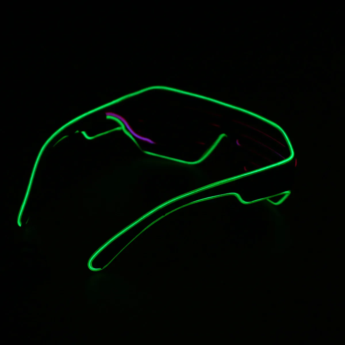 LED Glow Glasses Light Up Sunglasses Bright LED Lenses Night Club Party Festivals Gifts Accessories Plastic Frames Shades