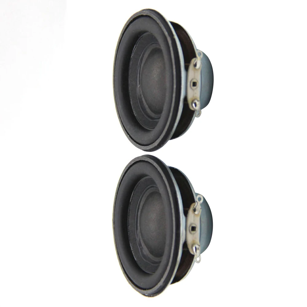 1Pcs 50MM Mini Audio Portable Speakers 4 Ohm 5W Full Range Speaker Rubber Side NdFeB Magnetic Speaker