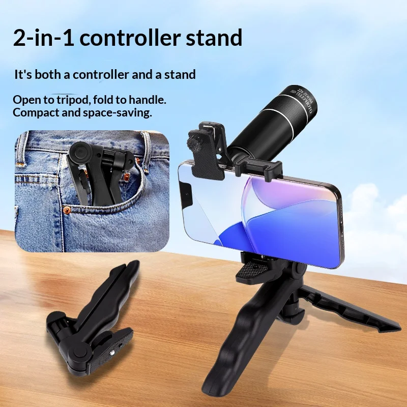 iPhone/Android Phone Lens Kit: 22x Telephoto Lens, Phone Wide-Angle & Macro Lens, Fisheye Lens, and Polarizing Filter.