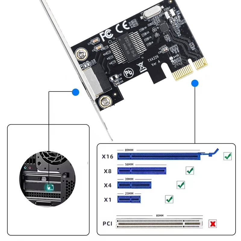 1gbps pcie para rj45 1000mbps placa de rede rt8111h 100mbps/1g rj45 interface gigabit ethernet pci express x1 x4 x8 x16 adaptador