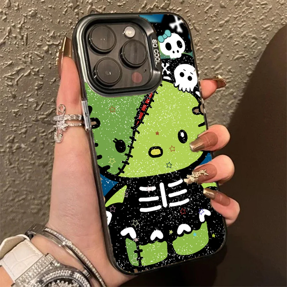 Sanrios Pirate Hellos Kittys KT funda de Halloween para Samsung Galaxy A16 A06 A35 A55 A25 A05S A15 A54 A34 A24 A14 4G 5G cubierta mate