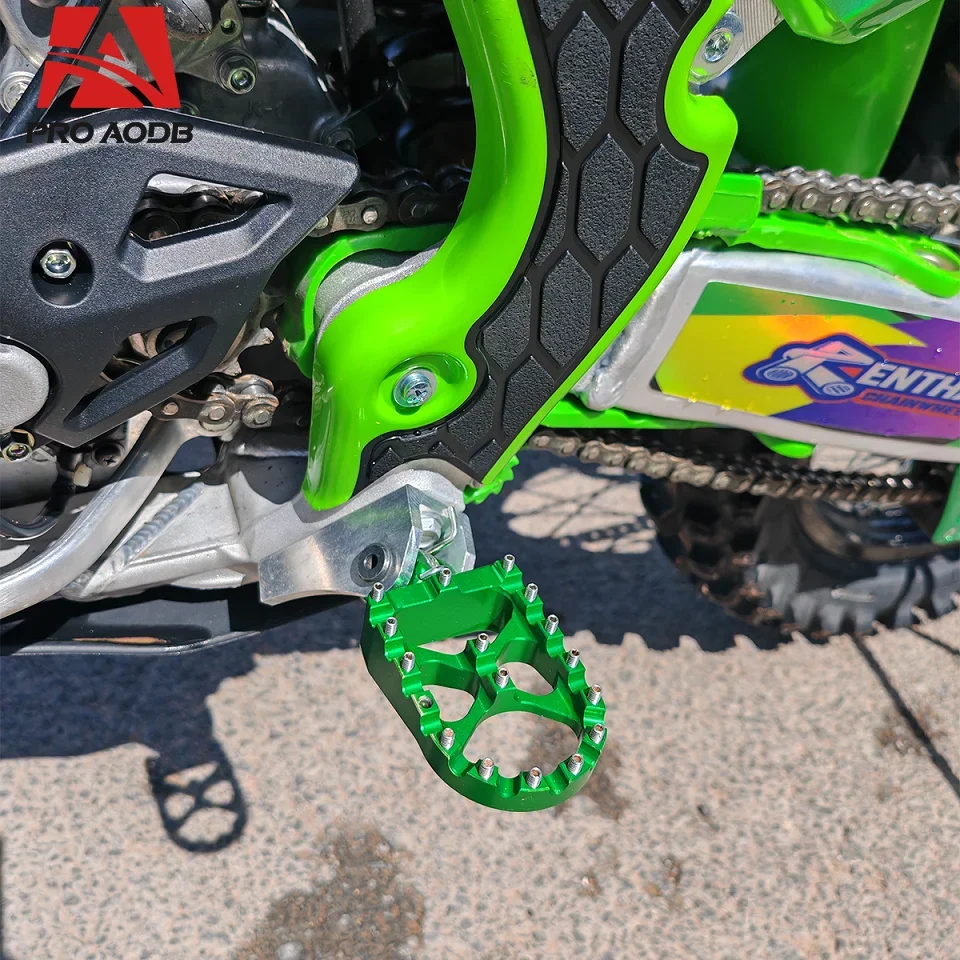 Motorcycle Foot Pegs Foot Rests Pedals For Kawasaki KX KX250 KX450 KX250F KX450F KX250X KX450X For Honda CR CRF 125 150 250 450 view 3