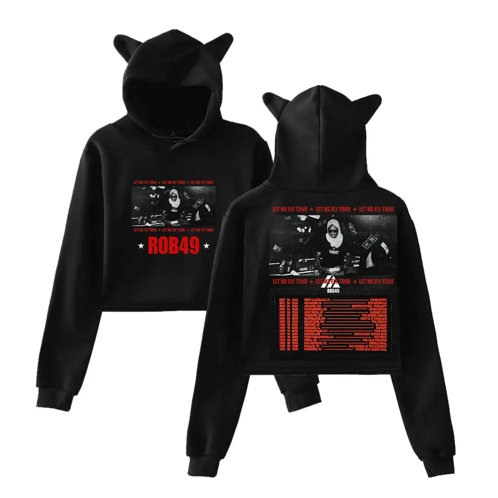

ROB49 Pic Pullovers Women Man New Fashion Pocketless Parallel Bars Sleeve Streetwear
