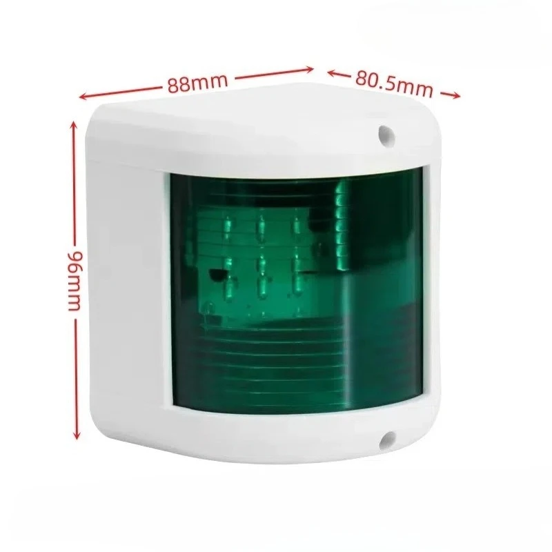 12V/24V Red Green Signal Sailing Lights Marine Boat Navigation Light Waterproof Lamp for Boat Pontoon Warning Light Side Marker image 5