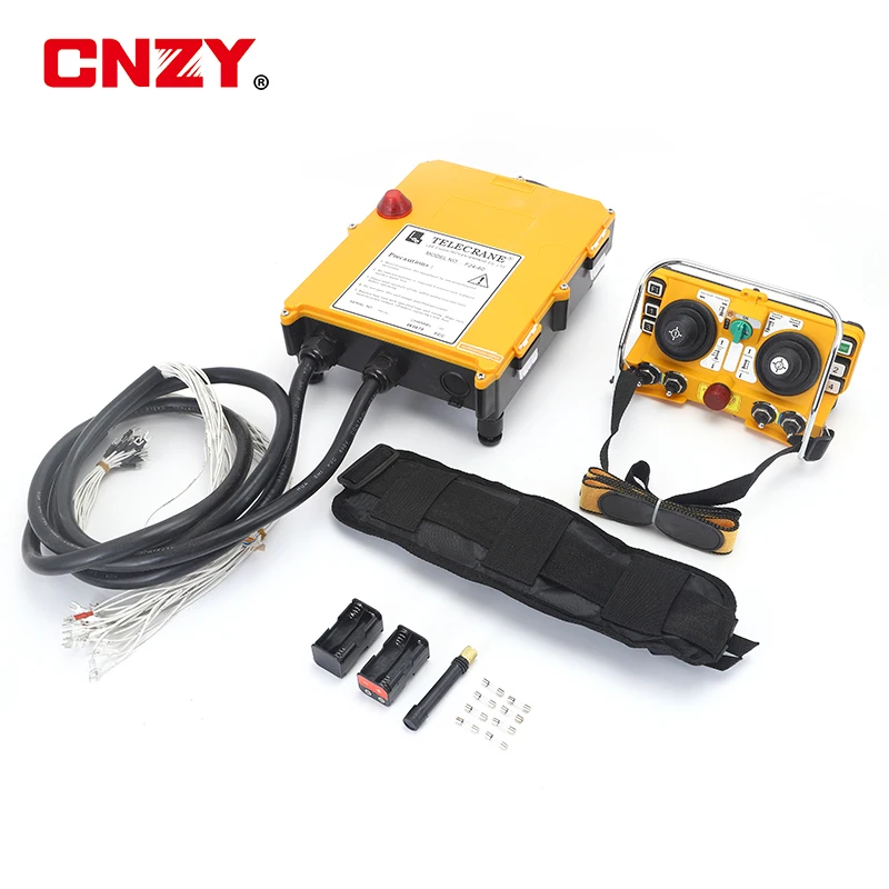 Imagem -02 - Industrial Controle Remoto sem Fio Controlador do Caminhão Guindaste da Bomba de Concreto Duplo Balancim Impermeável Dustproof F2460 Botões