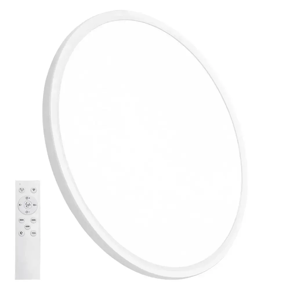 Dimmable LED Flush Mount Ceiling Light 43W 3200LM Stepless CCT Remote Control Slim Design Energy Efficient Indoor Lighting