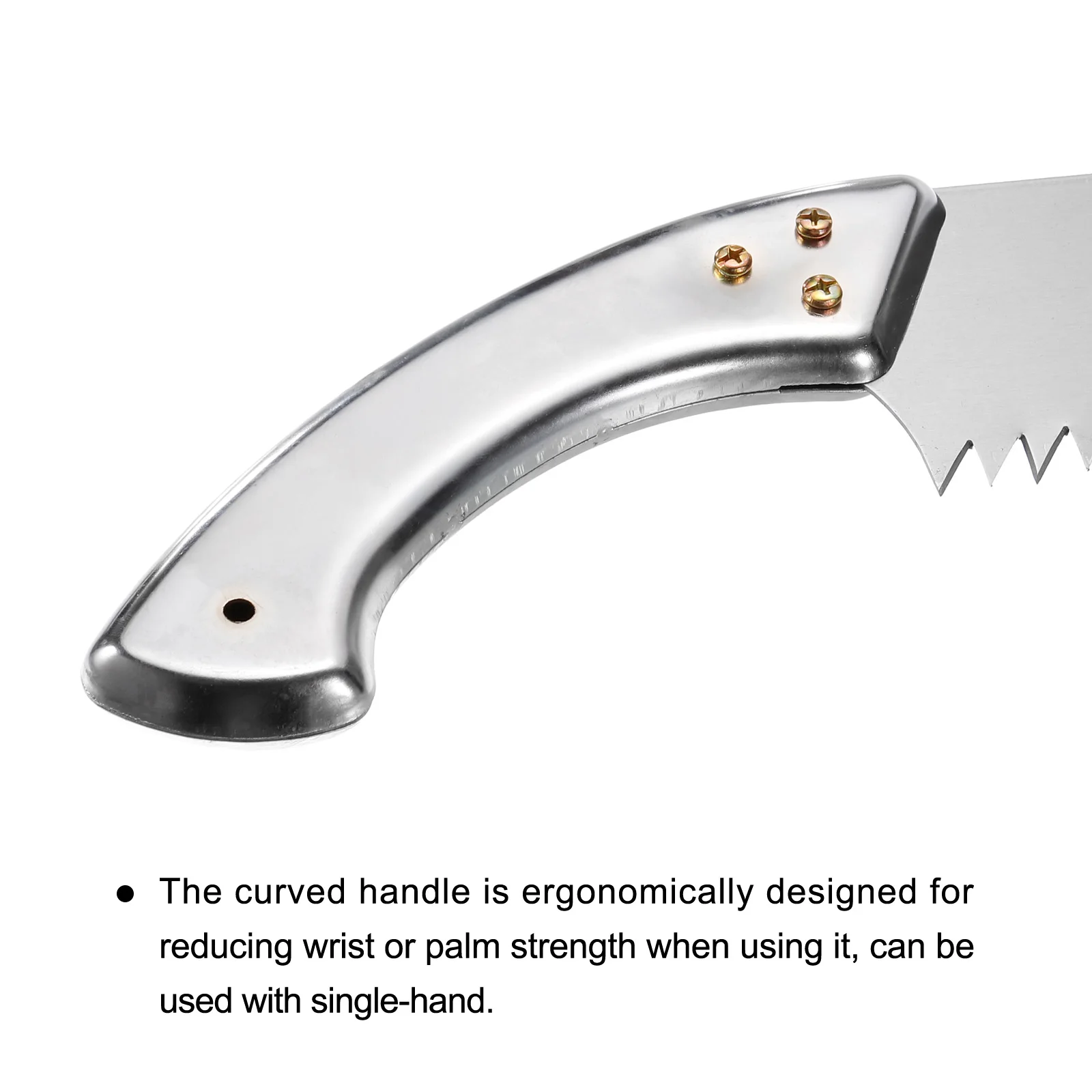 مناشير التقليم شفرة مستقيمة منشار يدوي مقبض حديد للتخييم حديقة فروع شجرة الخشب التشذيب 21 بوصة