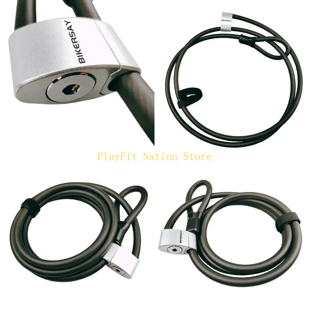 

242F Противоугонный замок для велосипедной цепи, 86,61-дюймовая защитная цепь для велосипедного замка с ключами