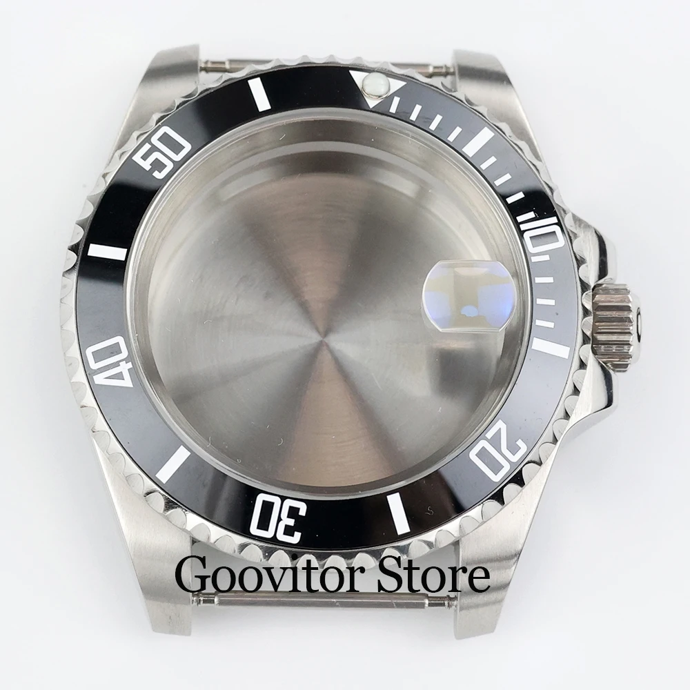 

40MM NH35 Case Sapphire Glass 316L Stainless steel Waterproof for NH35 NH36 movement 28.5mm dial Submariner GMT Watch Cases