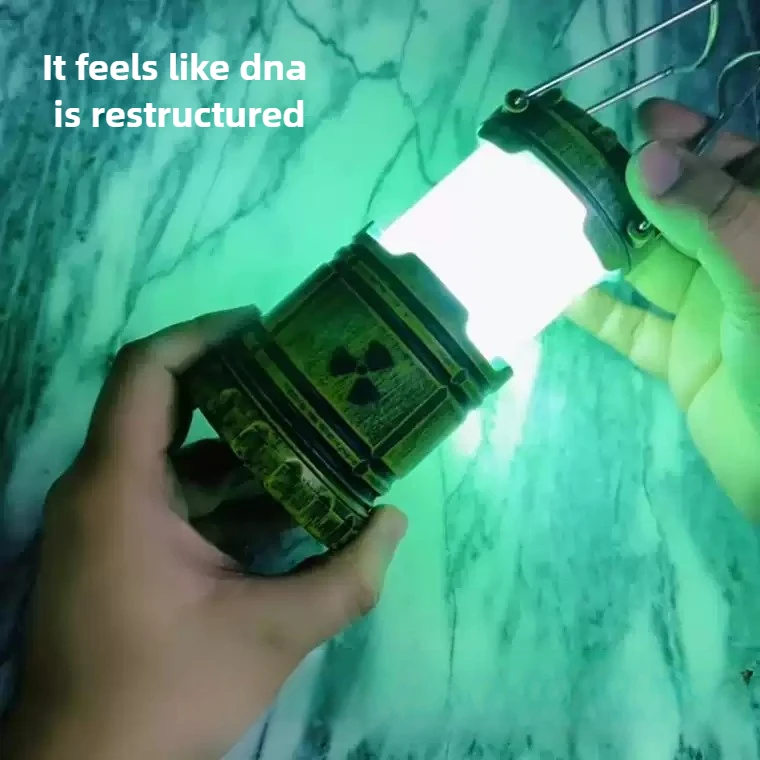 Mini Handheld Nuclear Reactor Laterne Spielzeug Simulation Illuminator DoomsdayPush Licht Kreative Neuheit Geschenk Tragbare Leuchtende Lampe