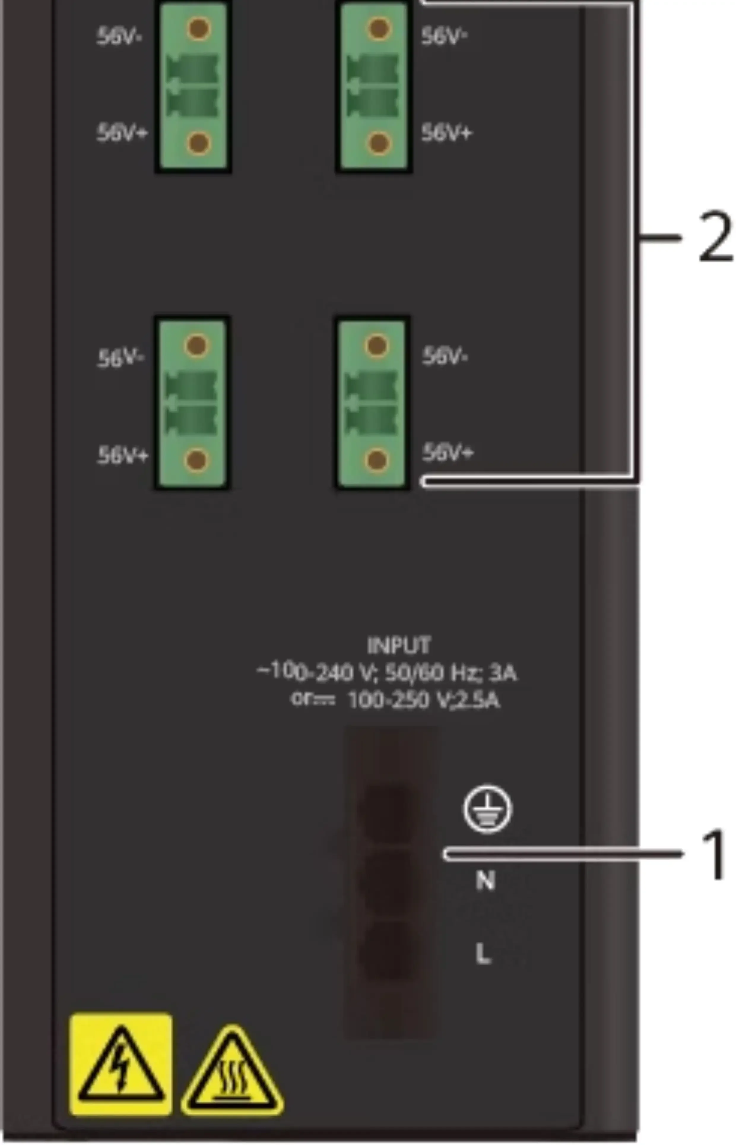 Switch PAC240S56-CN (240W PoE AC&HVDC power module)