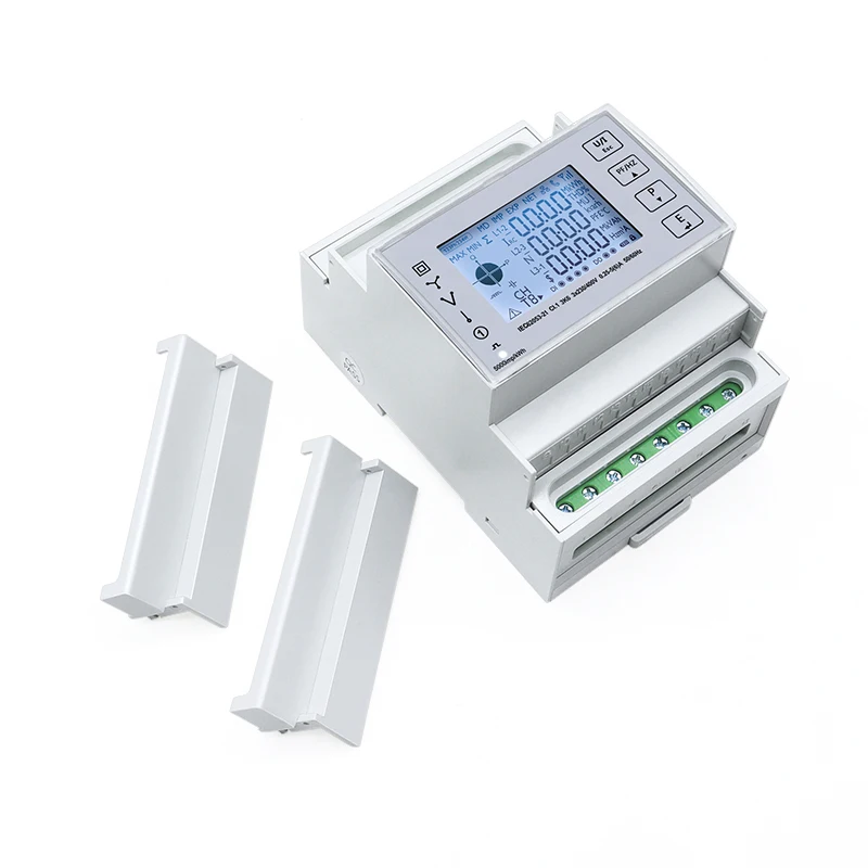 Imagem -03 - Medidor de Energia Multi-function Medidor de Consumo Elétrico Modbus Tcp Fonte de Alimentação ac Instalação Trifásica Din Rail Tac4371ct