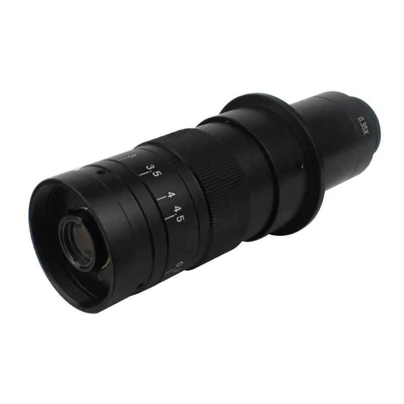 

120X industrial adjustable zoom CS C mount lens high-resolution video microscope camera lens