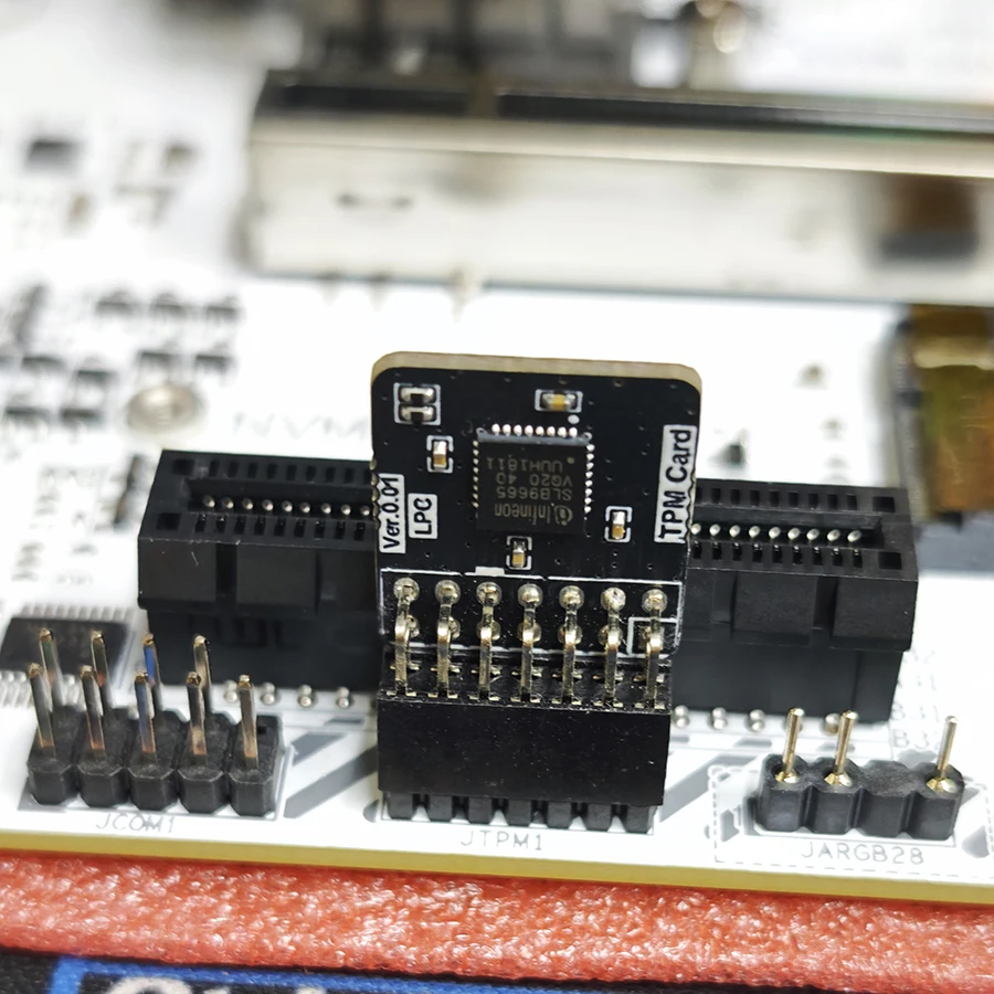 X99 TPM2.0 دعم msi14pin استخدام وحدة Tpm 14 Pin LPC لبطاقة وحدة أمان التشفير MSI14P TPM 2.0 أو ASUS SPI 14pin