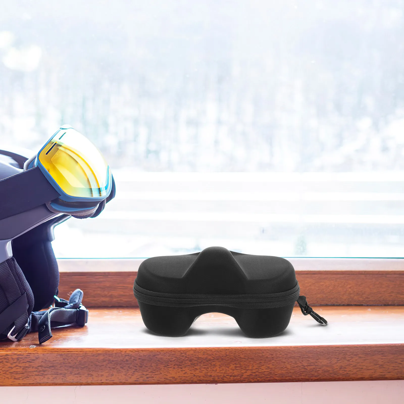 Multi Use Ski Goggles Case Fits All Standard Goggles Sunglasses Swim Snowboard Eyewear Portable Travel Friendly Protective
