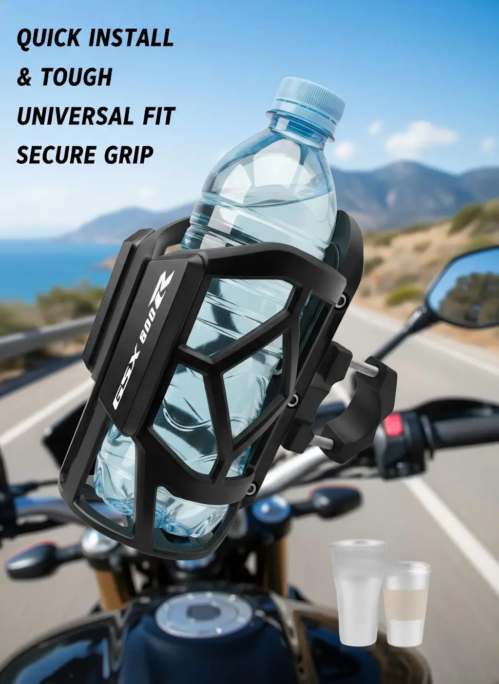 

Держатель для напитков/воды для мотоцикла SUZUKI GSX600R GSX 600R GSX-600R K4 K5 2018 2019 2020, высокое качество