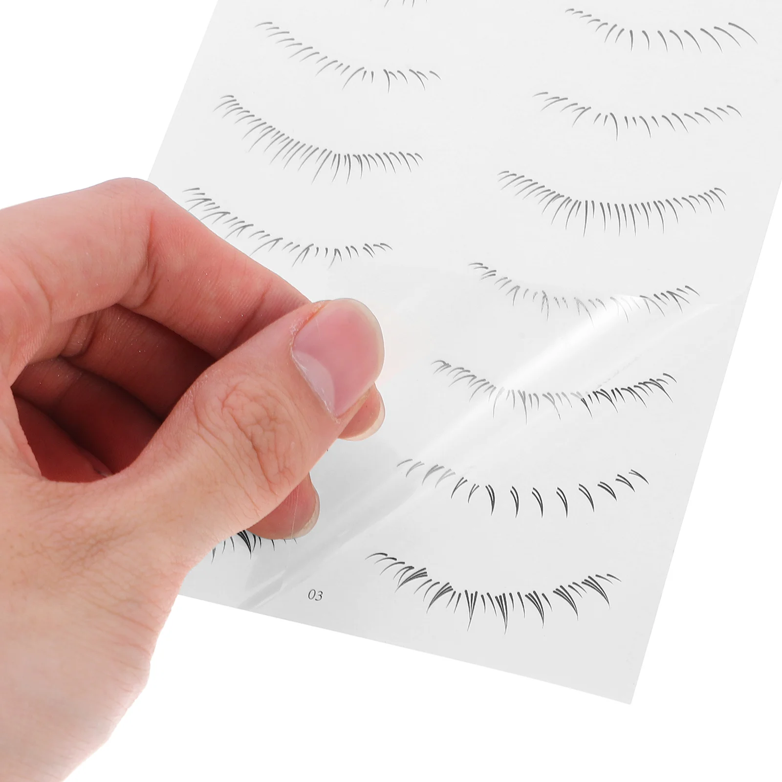 ملصقات أدوات مكياج لاصقة للرموش الصناعية السفلية للنساء لحفلات الزفاف واستخدام ملصقات تمديد الرموش للعين #1