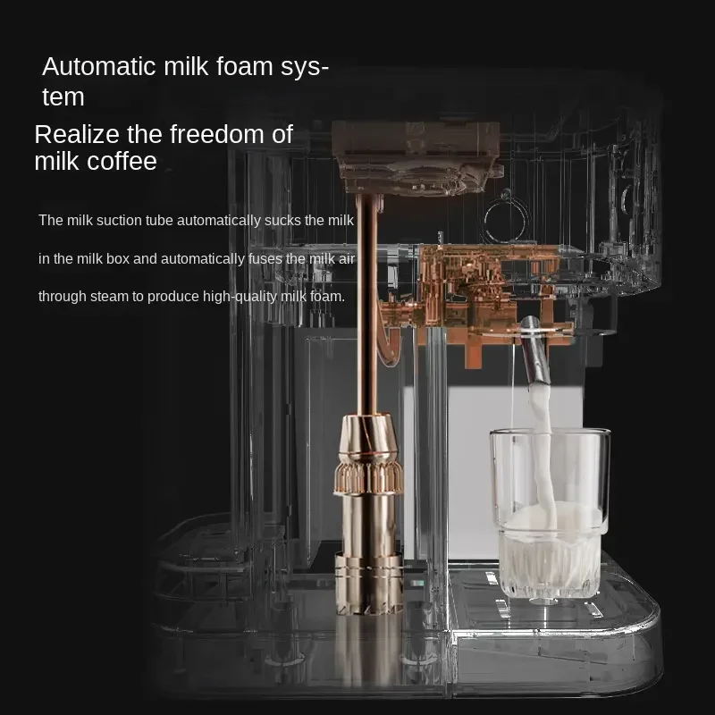 Professional Stainless Steel Coffee Maker Hot Selling Electric Espresso Machine Touch Screen Color Screen Cappuccino H