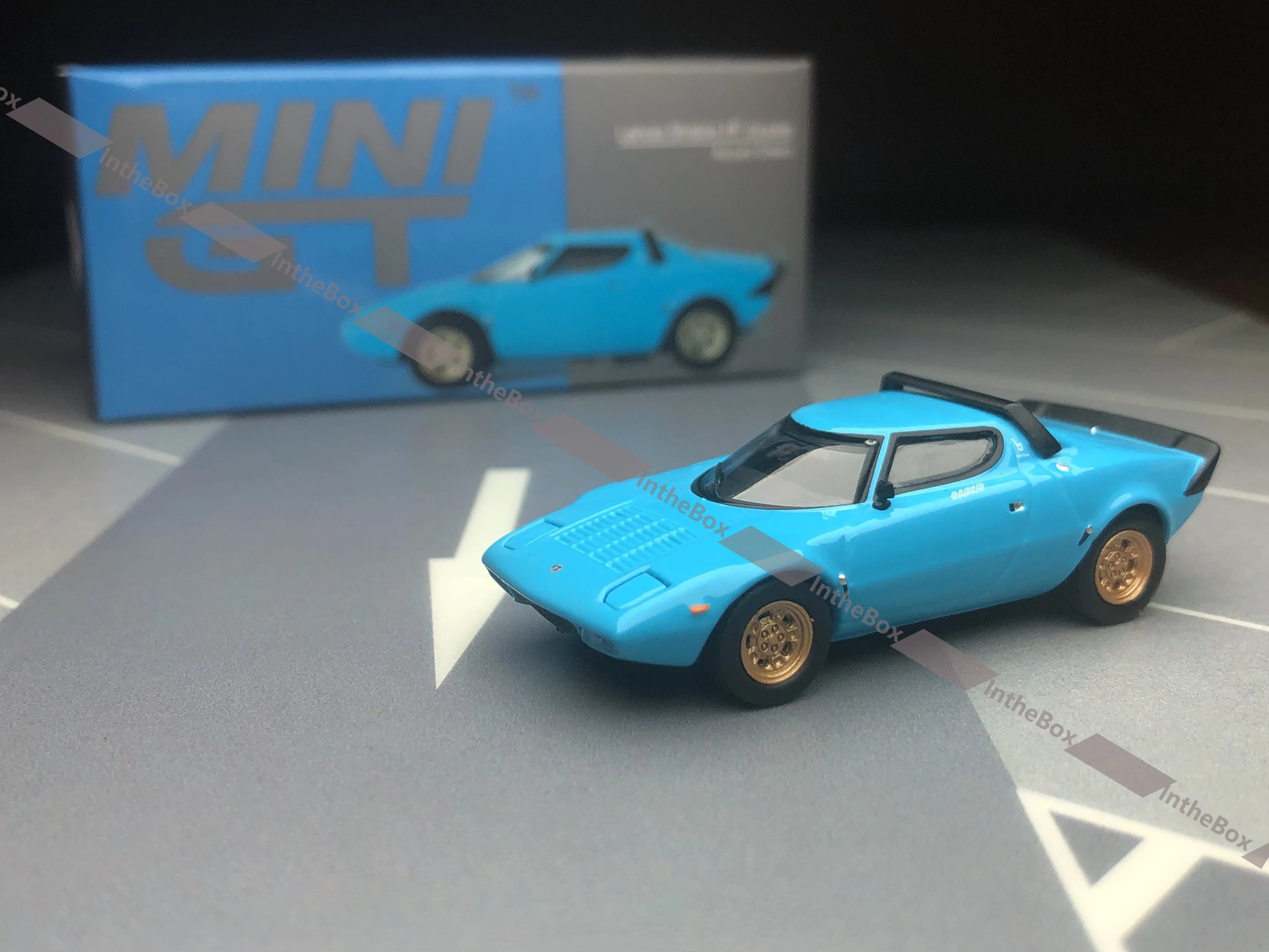 

Мини GT #624 Stratos HF Stradale Azzuro Chiaro 1/64 коллекция литых металлических автомобилей ограниченный выпуск хобби игрушки