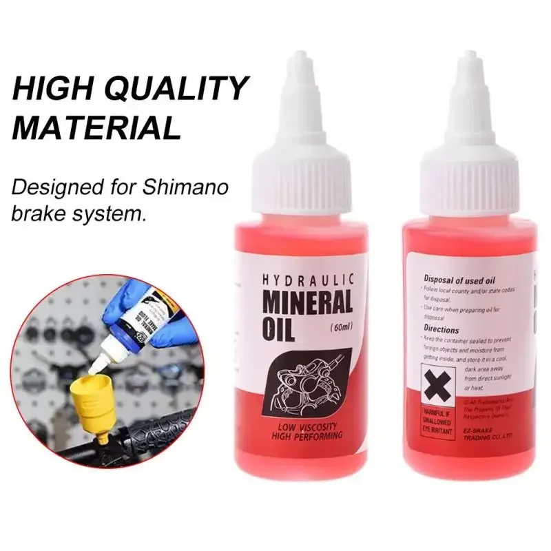 Bicycle Brake Mineral Oil System 60ml Fluid Aceite Cycling Mountain Bike Brake Fluid for Shimano Mineral Oil Bike Accessories