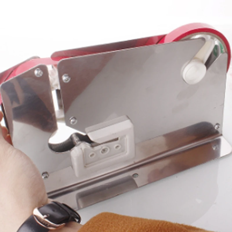 ABWZ-Stainless Steel Supermarket Bag Sealing Machine Food Packaging Fruit Shop Packer Portable Tape Cutter Dispenser