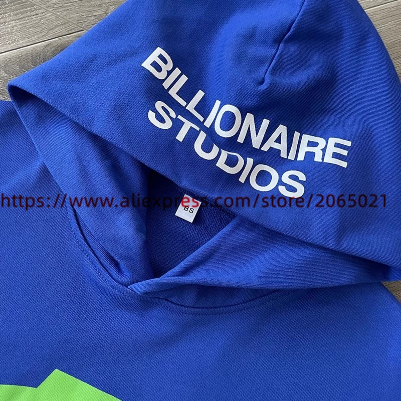 Red Blue Blutosatire Hoodie Men Women Best Quality Heavy Fabric Unisex Pullovers