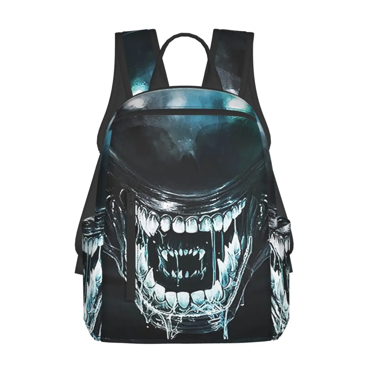 Xenomorph Alien Backpack Daypack Large Capacity Children BookBag School Bag Shoulder Bags for Men Women