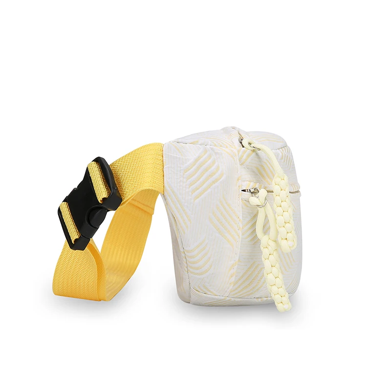 حقيبة كروس محمولة عصرية ومتعددة الاستخدامات للنساء - حقيبة كتف كاجوال بكتف واحد من نسيج النايلون وحقيبة خصر