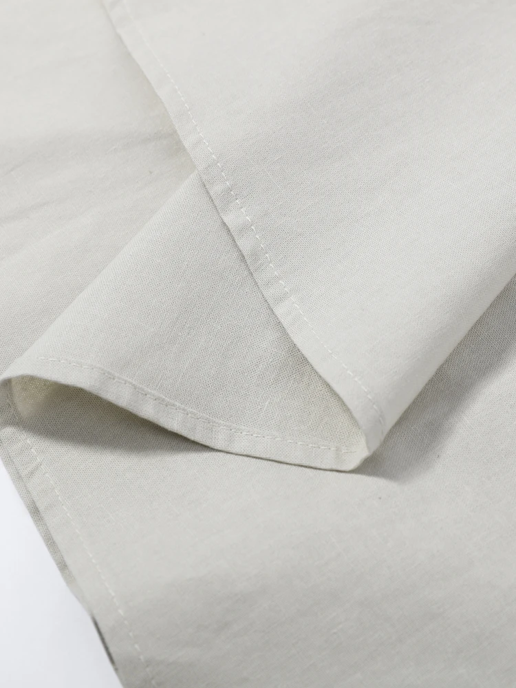 Spitzenrock, Hemd, weit geschnittene Hose, 3-teiliger Anzug für Damen, elegante Bluse mit Reverskragen, langen Ärmeln und Einreiher, Old-Money-Outfit – Detail 19