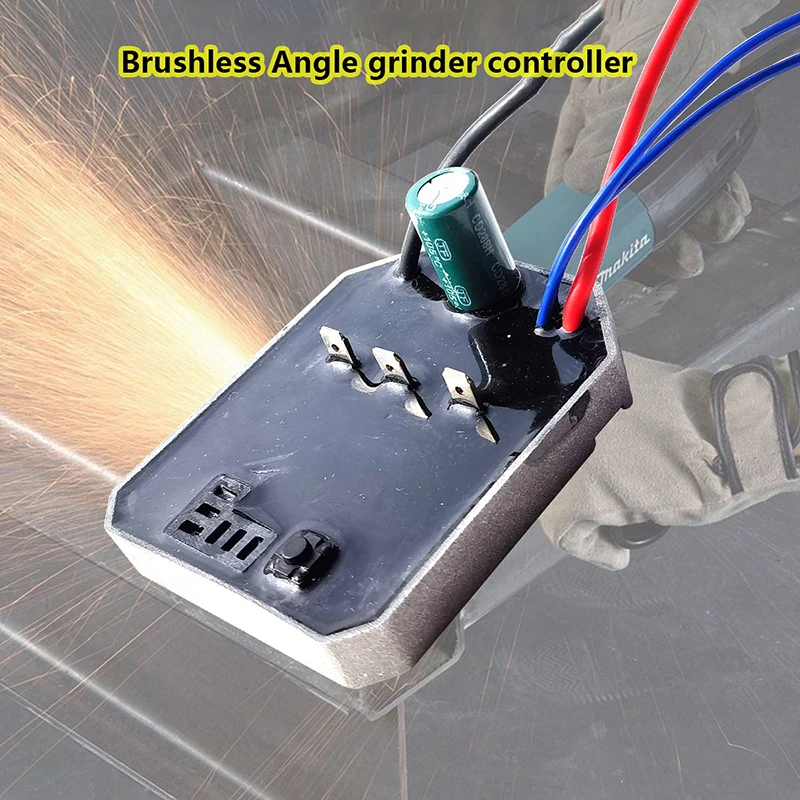 Brushless Lithium Angle Grinder Control Board 60A High-power 21V Polishing Machine Controller Driver Switch