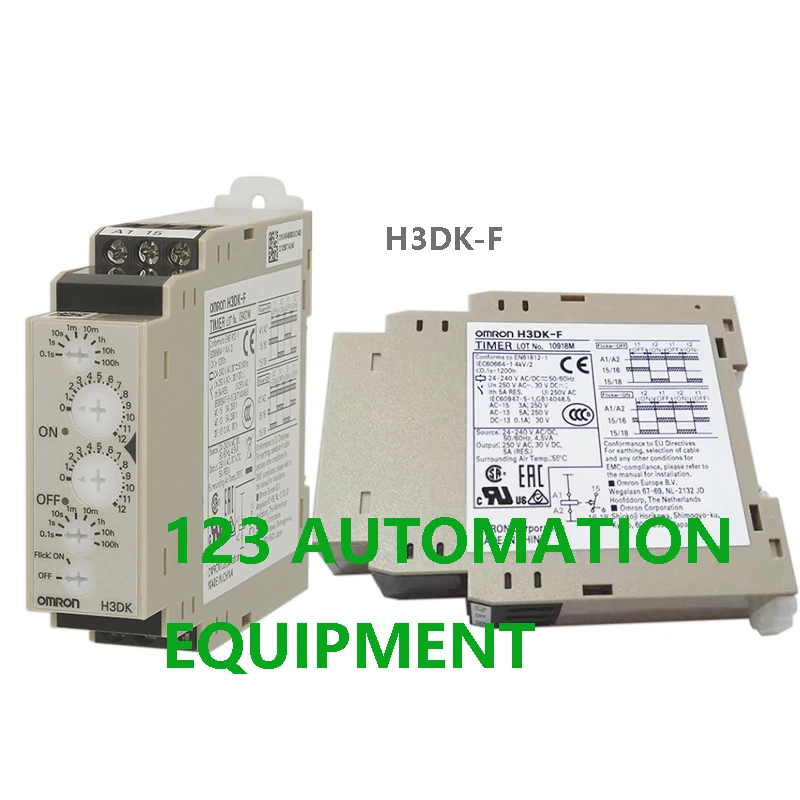 Authentic New Omron H3DK-F H3DK-G H3DK-M1 H3DK-M2 H3DK-S1 H3DK-S2 Timer Relay 24-240VAC/DC Solid-state Timers