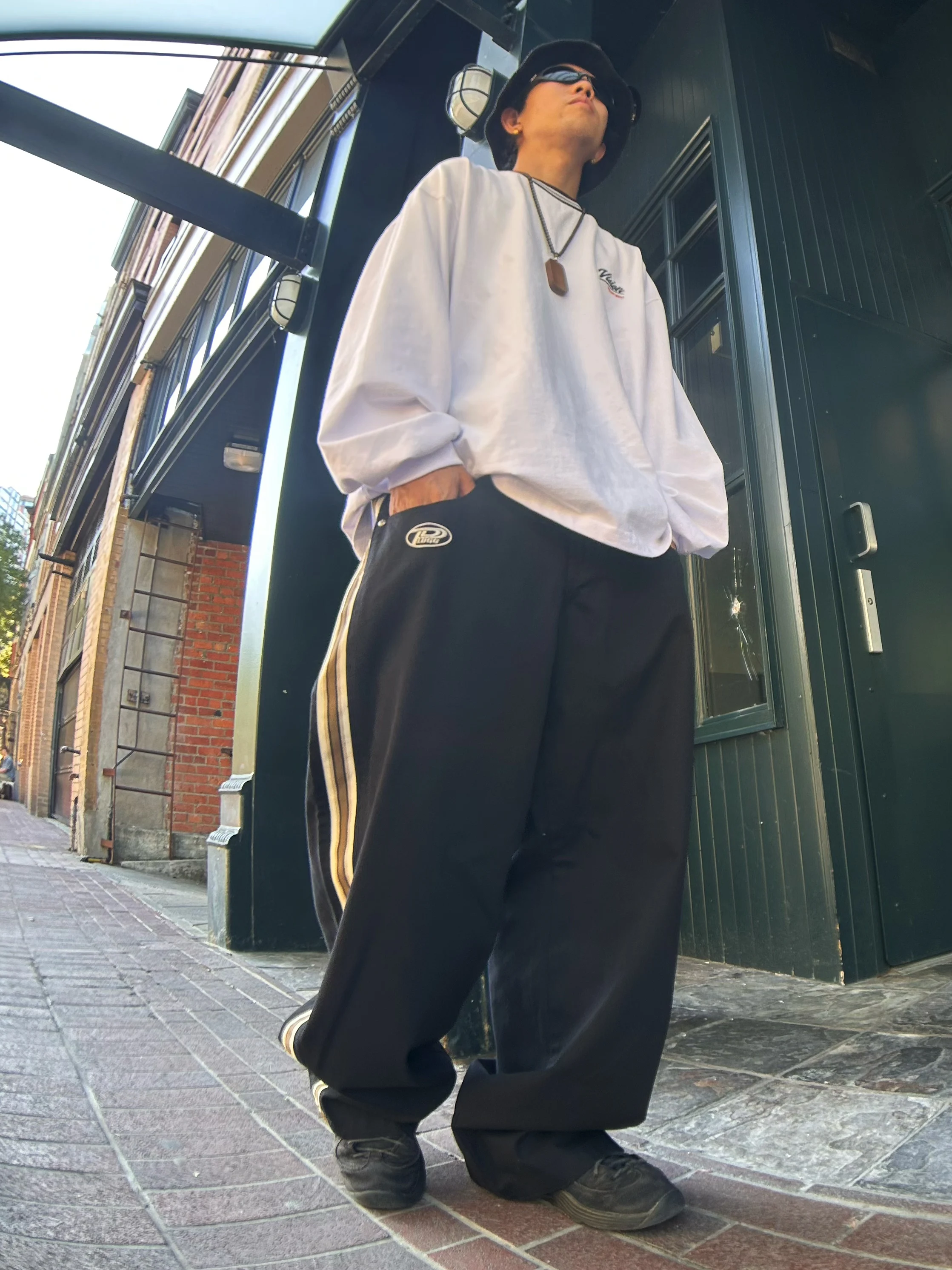 

Ретро спецодежда, брюки, прямые брюки с вышивкой, уличные танцы, скейтборд, хип-хоп, свободный крой, хлопковые повседневные брюки с высокой талией