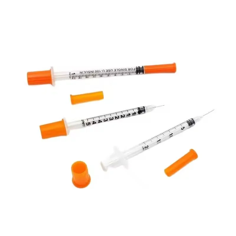 

Disposable Plastic Veterinary Syringe Orange Cap With Needles For Pet Farm Animal Cat Dog Pig Cattle Sheep