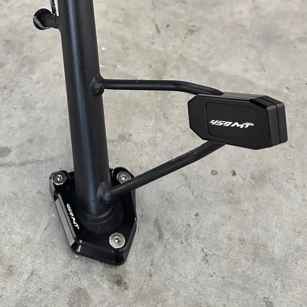 2026 Motorcycle Accessories For CFMOTO CF MOTO 450MT 450 MT 450MT 2024 2025 CNC Extension Kickstand Foot Side Stand Enlarger Pad