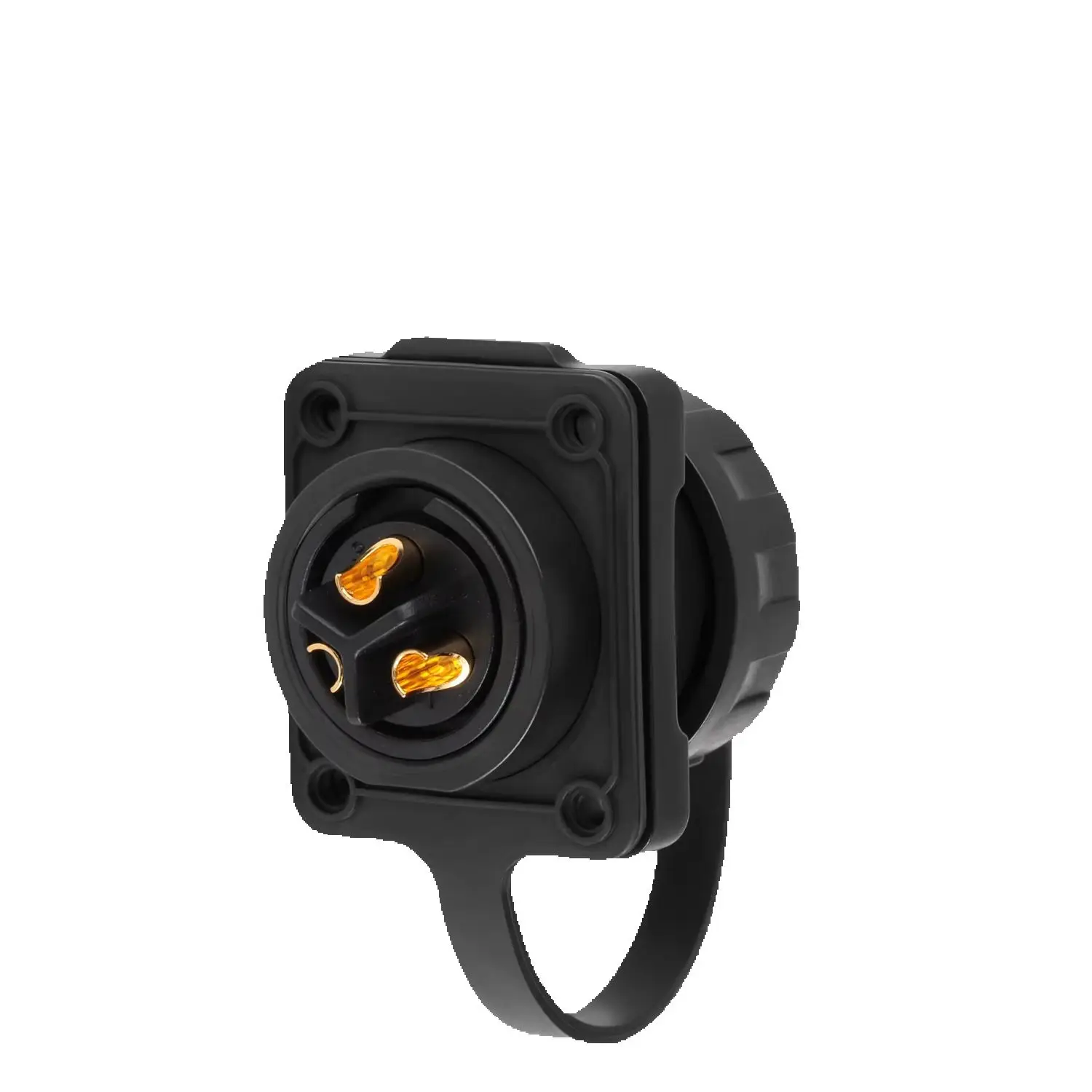 CNLINKO M20 PBT Waterproof Connector 2-14Pin Solder Type Male Plug+Female Four-hole Socket for Industrial,Marine & Outdoor