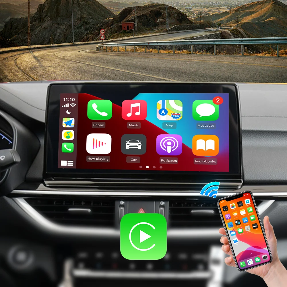 WIZCAR A1 Smart Map Music Box Convert Carlife to Apple Carplay Android Auto for BAIC HONGQI CHERY GAC TOYOTA Aion Dongfeng Honda