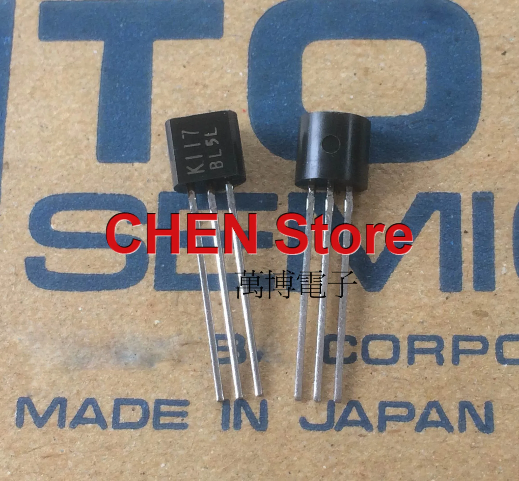 

10PCS NEW Original 2SK117-BL TO-92 Transistor 2SK117BL Audio Power Amplifier K117 BL Field effect transistor 2SK117