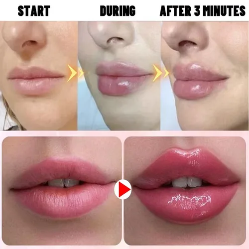 Imagen 2 del producto Aceite regordete de labios voluminizador al instante aumenta la elasticidad de los labios hidratante de larga duración brillo regordete de labios maquillaje de belleza Sexy