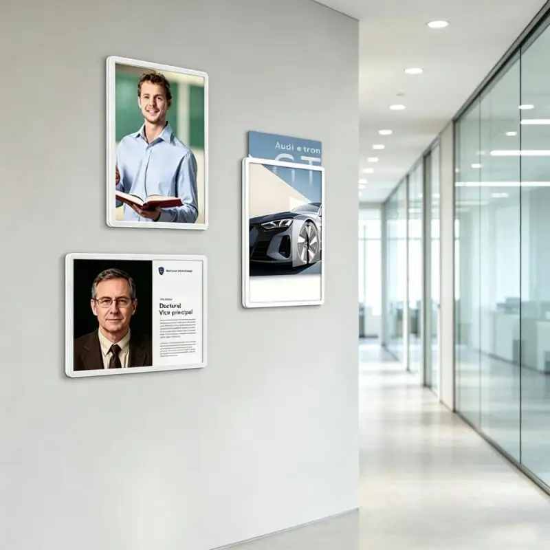 A4/A5 Acrylic Hanging Poster Frame, Wall Mount Display Panel, Sign Holder, Corporate Display Supplies
