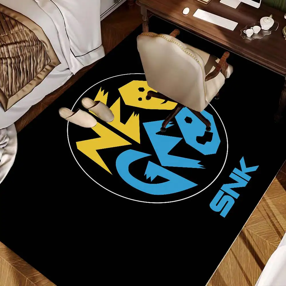 S-SNK N-Neogeo Neo Geo alfombrillas de habitación más baratas antideslizantes modernas sala de estar balcón alfombras impresas para el hogar