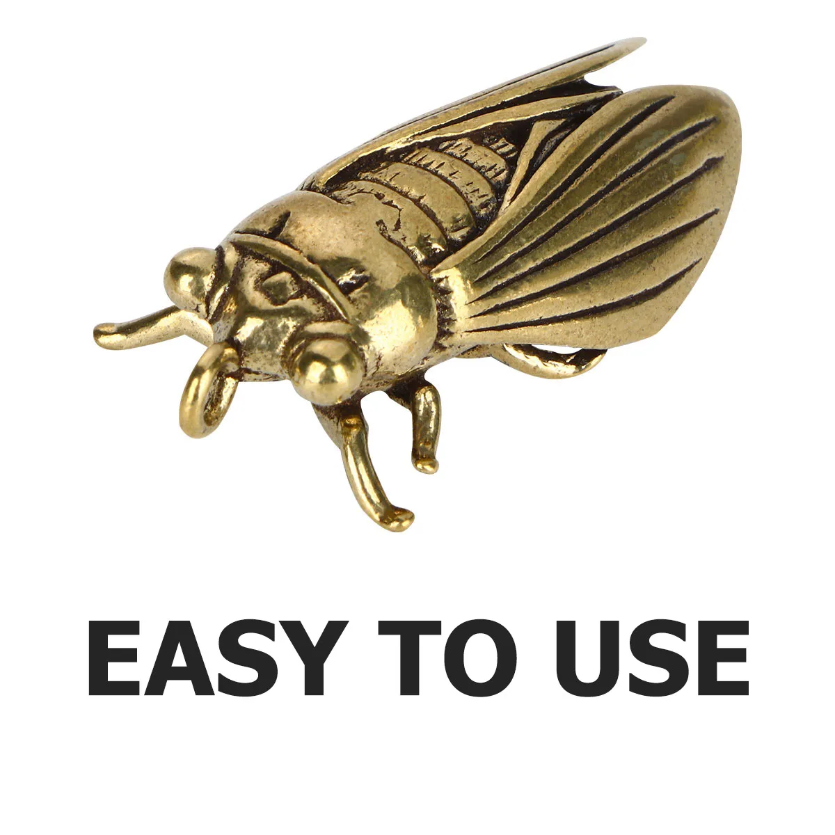 

Cicada Pendant Charm Jewelry Accessories Necklace Bracelet Keychain Decor Premium Copper Unique Gift