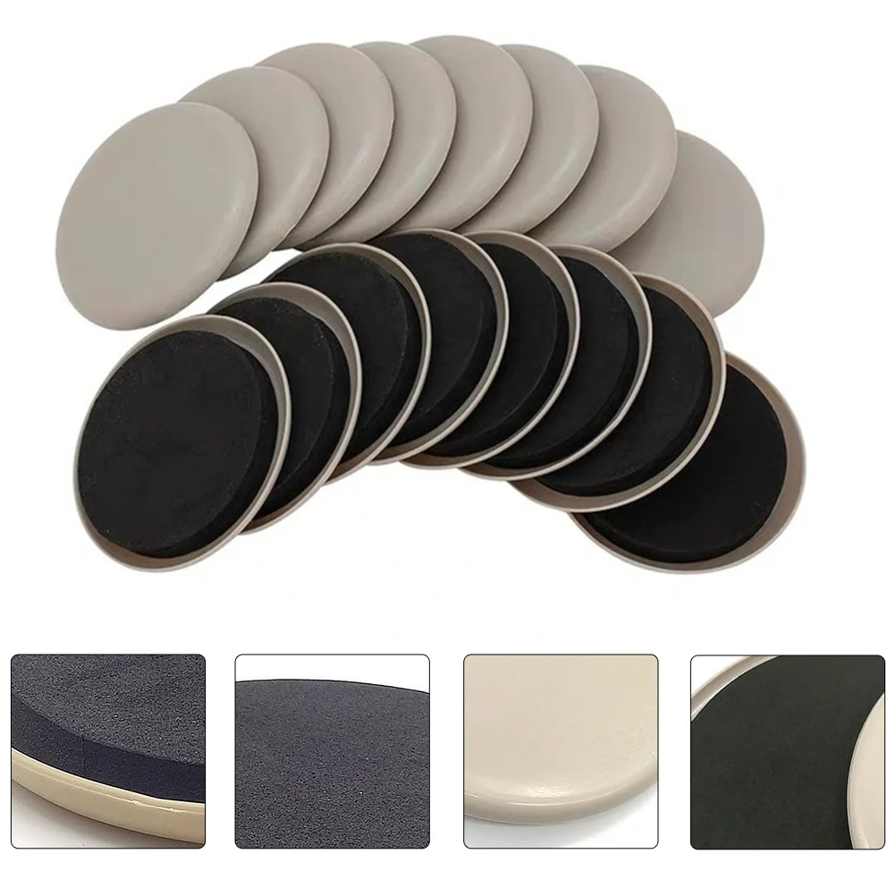 

16Pcs Furniture Sliders Movers Glides Nonstick Reusable for Sofas Beds Refrigerators Scratch Protection Furniture Sliders