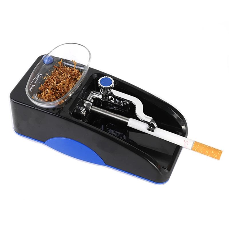 Cigarette Rolling Machine 8mm DIY Tobacco Winding Roller Wrapping Maker Electric Stuffing Machine with Filter EU Plug Men Gadget