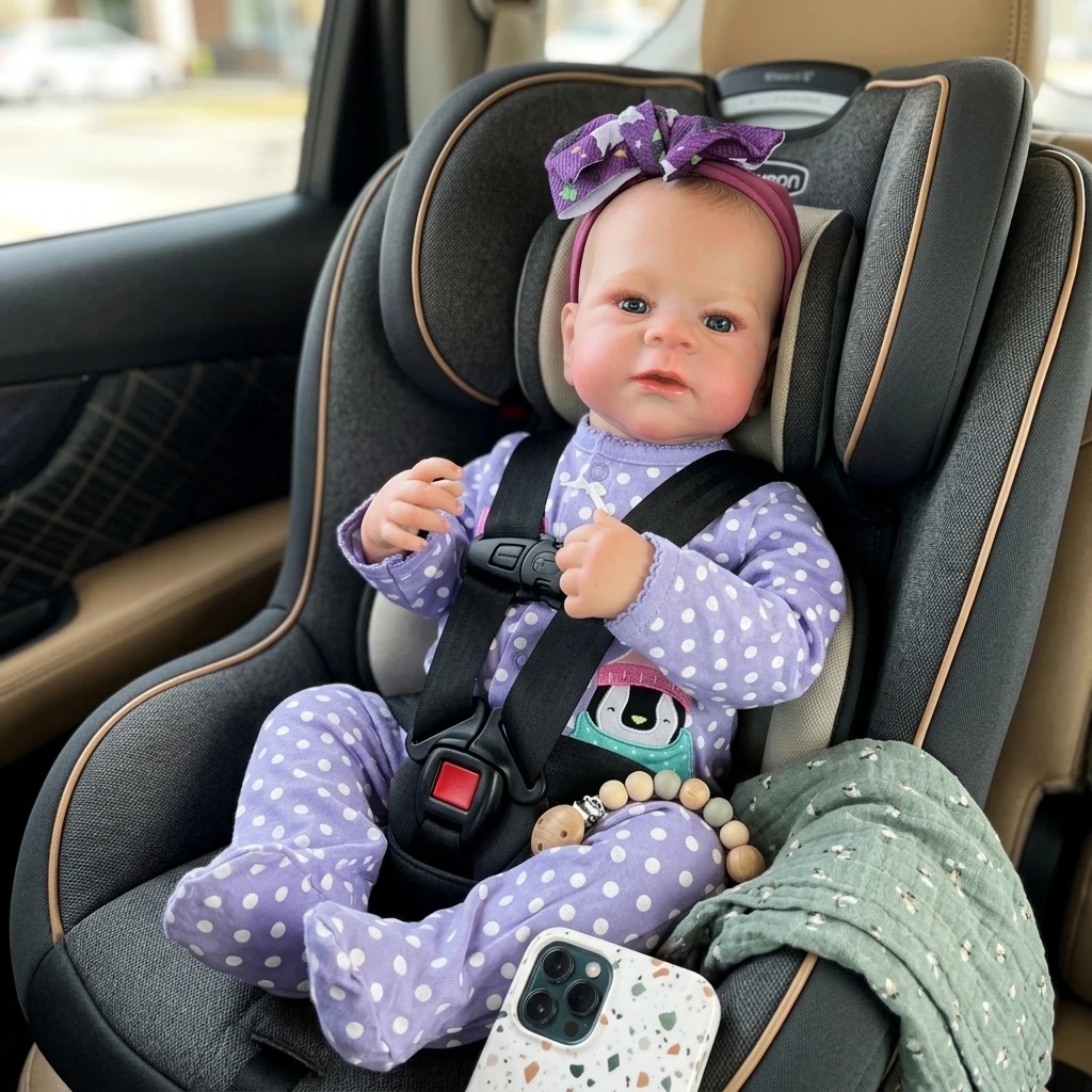 18 Inch Full Body Vinyl Reborn Doll Ward Realistic Rooted Hair Newborn Baby Soft Simulated Bebe  Birthday Collectible Gift