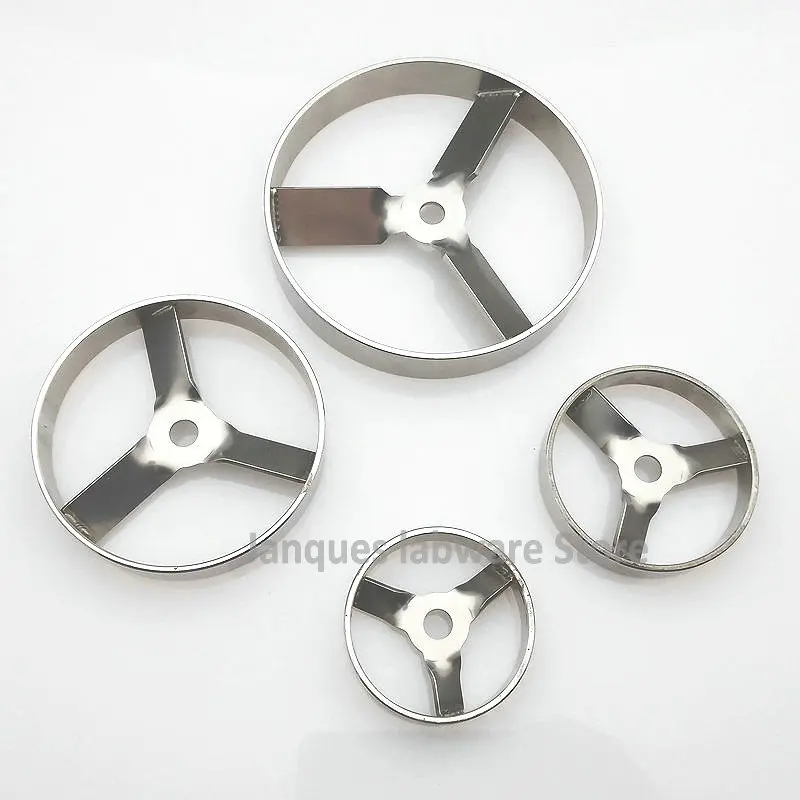 1pc 실험실 OD 50mm/60mm/80mm/100mm 스테인레스 스틸 터빈 유형 교반기 패들, 교반 블레이드 또는 1pc 분산 교반 혼합 막대