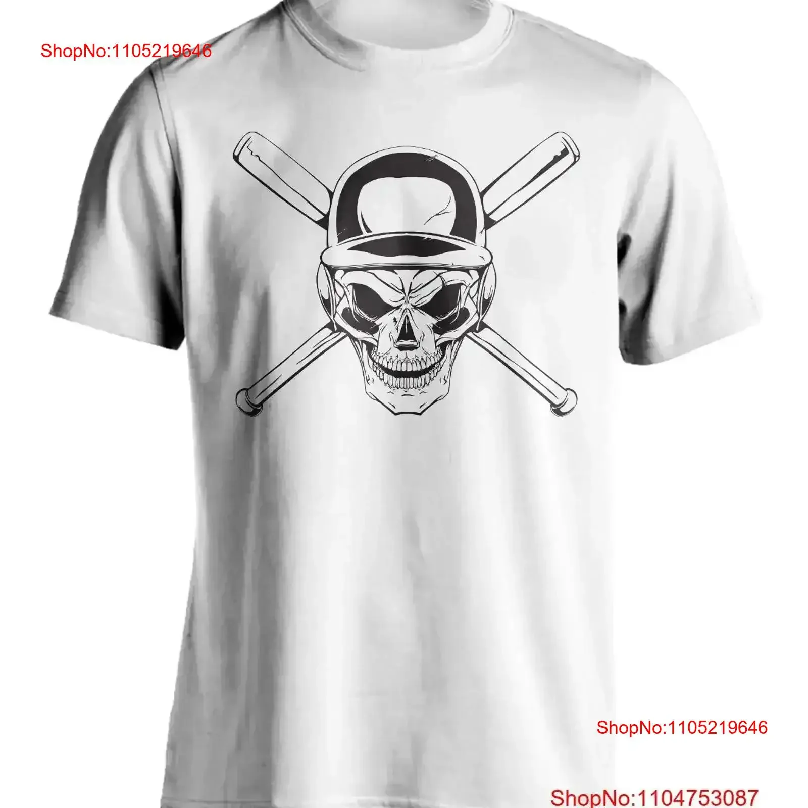 

Новая мужская футболка с черепом в виде бейсбольной биты, спортивная футболка для тренировок в тренажерном зале, винтажный стираный топ для повседневной носки, повседневная мягкая стильная футболка