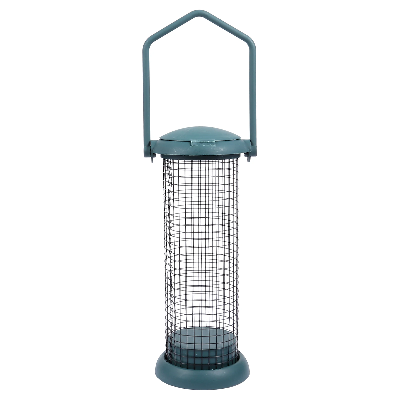 

Green Bird Outdoor Pet Food Container Hanging Bird Feeder Squirrel Hanging Garden nament Reusable Durable Plastic