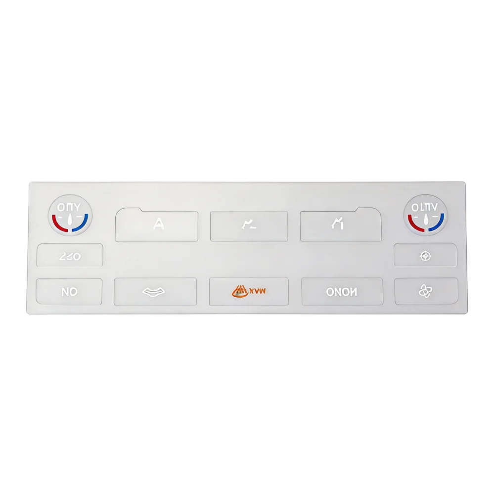 For AC Unit Button Decal Letters PVC Precise Vinyl Clear Visibility Cut-out Sign Opaque For MONDEO For Ford S-Max