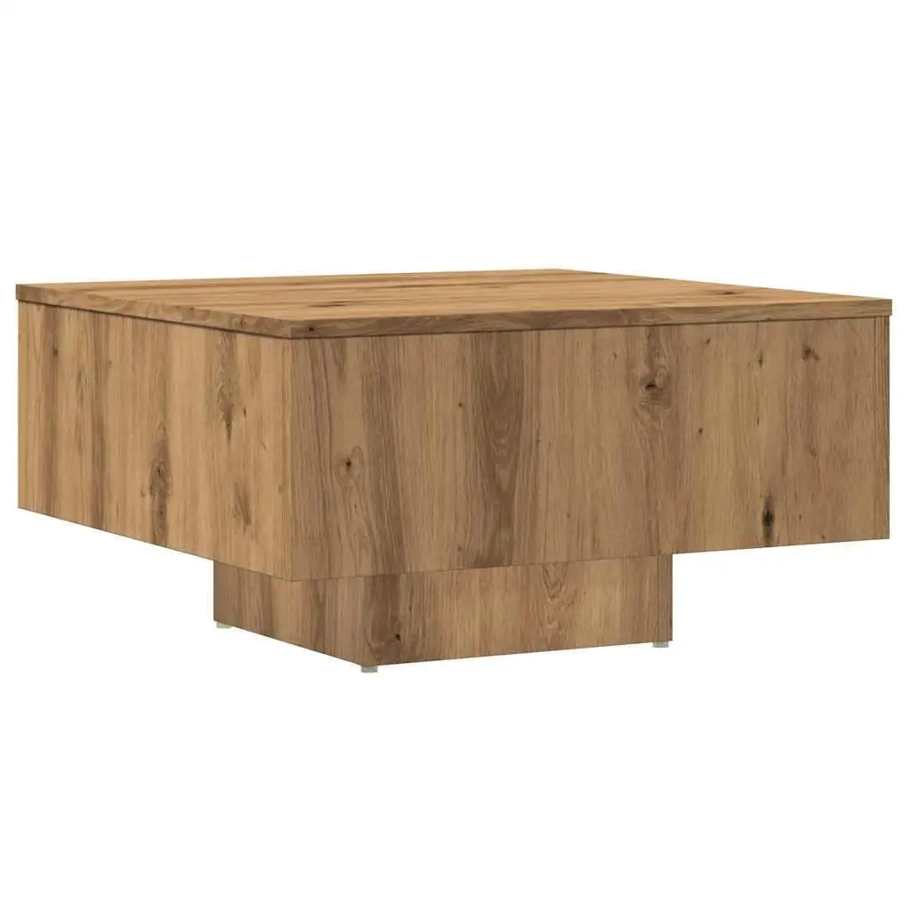 Artisan Oak Engineered Wood Coffee Table Modern Design Living Room Furniture Stylish Home Decor